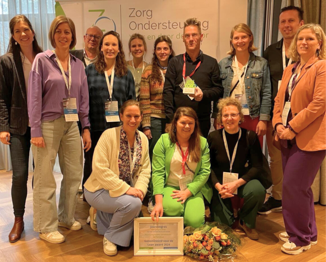 Team schoonmaak van AZ Turnhout won LEAN award