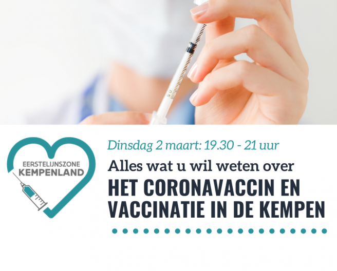 Ziekenhuis en huisartsen geven samen info over het coronavaccin