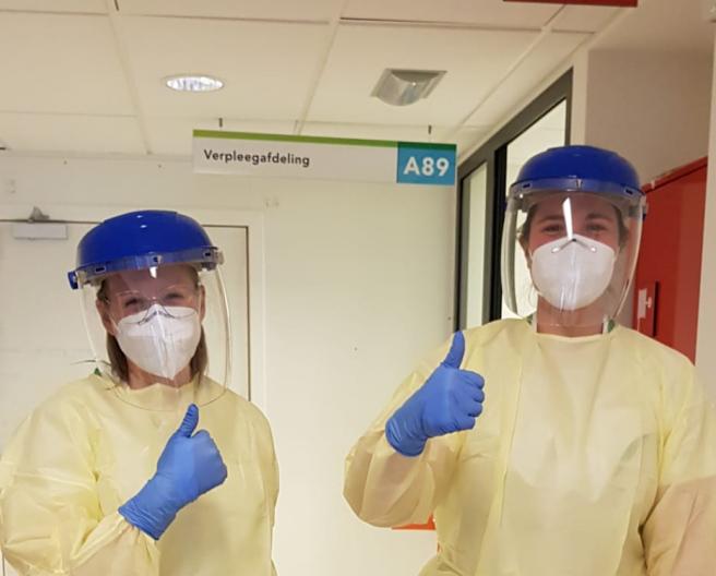 Strikte coronamaatregelen in het ziekenhuis blijven nodig, ondanks vaccinatie 