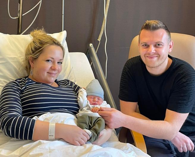 Lewis was het laatste kindje dat in 2021 werd geboren in AZ Turnhout, goed voor de 1.600e bevalling in ons ziekenhuis