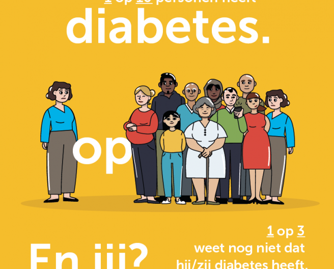 campagnebeeld 1 op 10 heeft diabetes