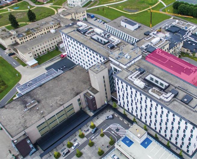 Enkele verdiepingen boven de dienst spoedgevallen worden gerenoveerd
