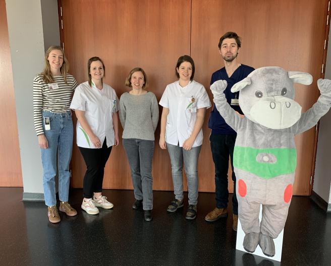 Groepsfoto team kinderdiabetes