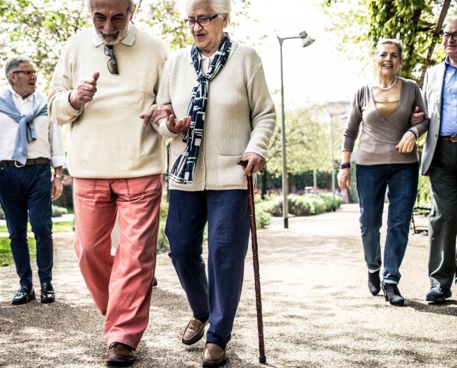 wandelen gepensioneerden