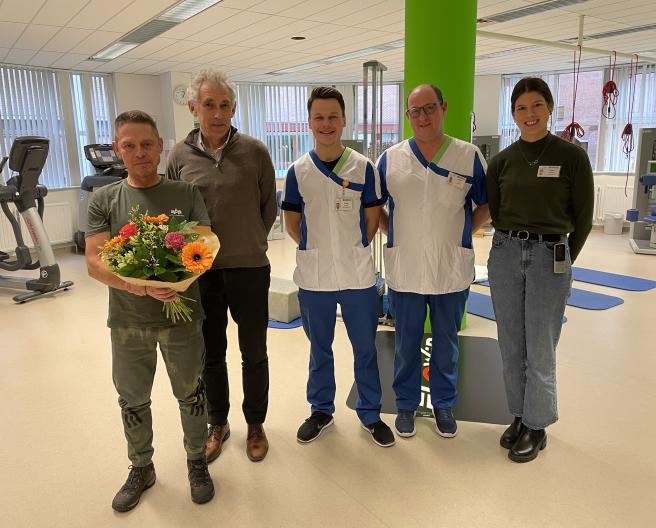 wilfried in de bloemetjes