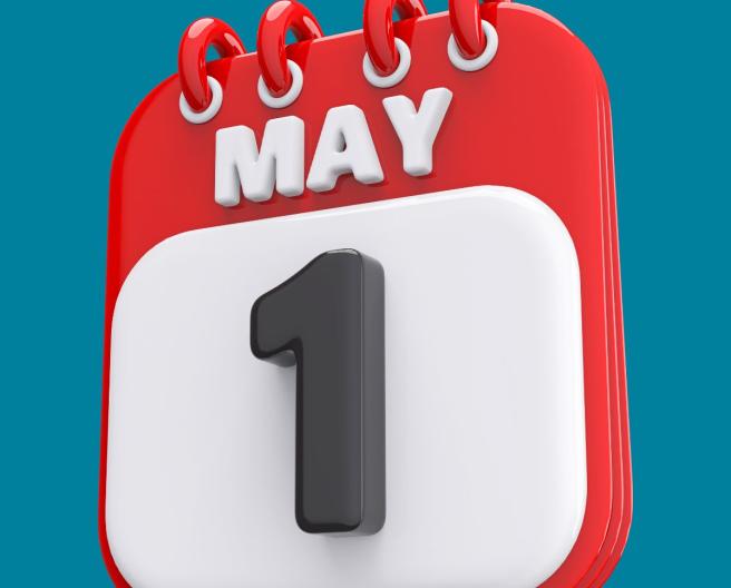 1 mei op kalender